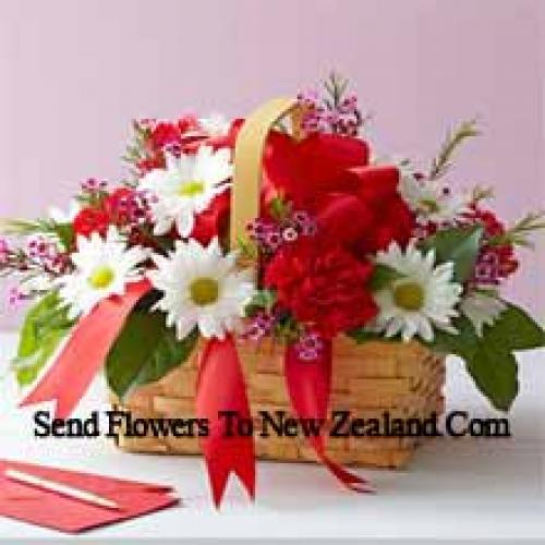 Lovely Arranged Carnations and Gerberas